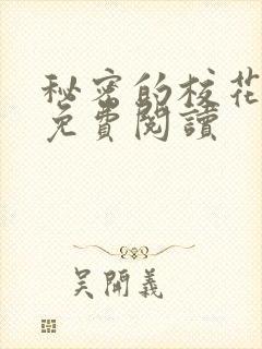 秘密的校花小说免费阅读