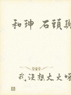 和珅 石头与水