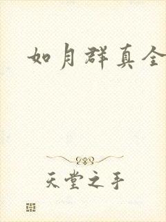 如月群真全集封面