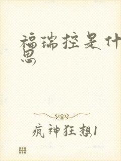 福瑞控是什么意思