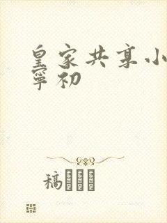 皇家共享小公主宁初