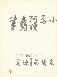 借妻阿勇小说免费阅读封面