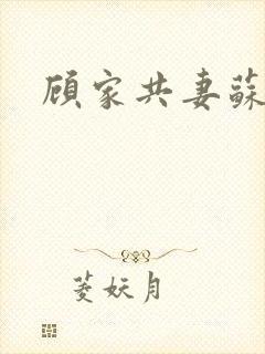 顾家共妻苏念封面