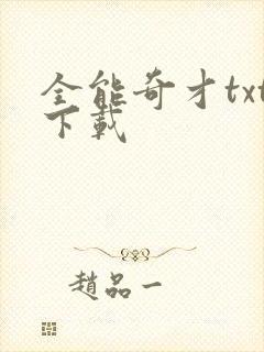 全能奇才txt下载