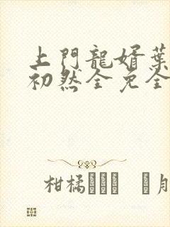 上门龙婿叶辰萧初然全免全集