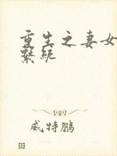 重生之妻女掠夺系统封面