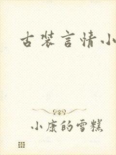 古装言情小说