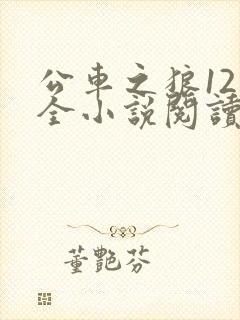 公车之狼12集全小说阅读封面