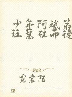 少年阿斌第二部珏慧破而后立