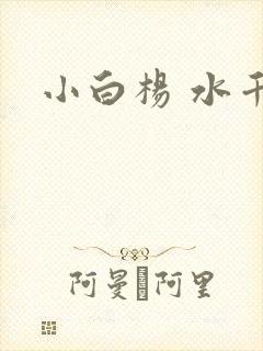 小白杨 水千丞