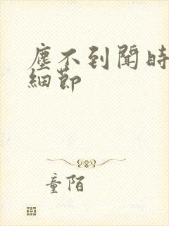 尘不到闻时顶腰细节封面