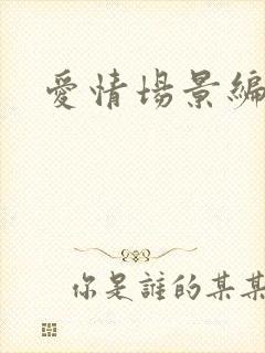 爱情场景编号