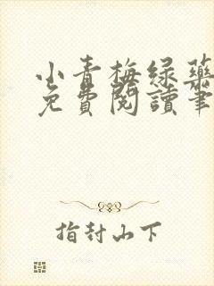 小青梅绿药全文免费阅读笔趣阁