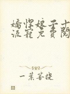 娇悍娘子十夫轮流宠免费阅读全文