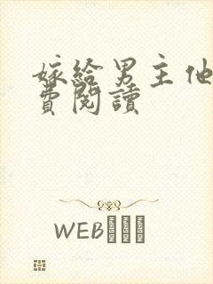 嫁给男主他爹免费阅读封面