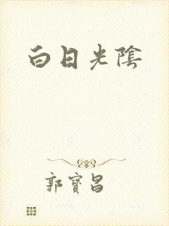 白日光阴封面