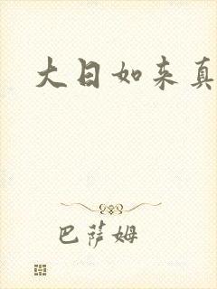 大日如来真经封面