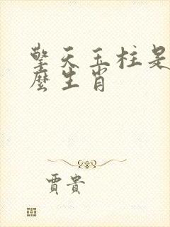 擎天玉柱是指什么生肖封面
