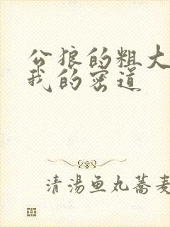 公狼的粗大挺进我的密道