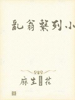 乱翁系列小说封面