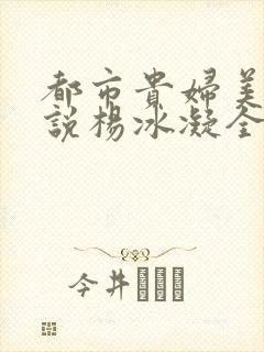 都市贵妇美腿小说杨冰凝全文阅读封面