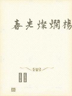 春光灿烂杨家将封面