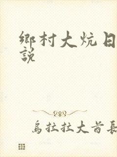 乡村大炕日b小说封面