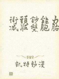 街头钞能力无删减版双胞胎