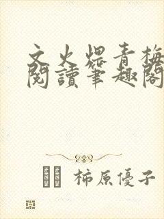 文火煨青梅免费阅读笔趣阁封面