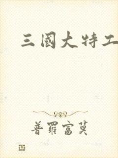 三国大特工