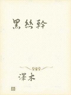 黑丝干