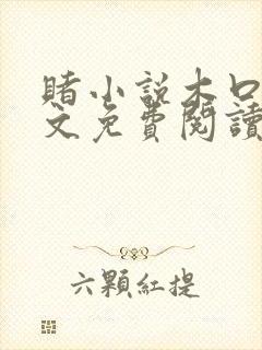 赌小说木口银全文免费阅读笔趣阁