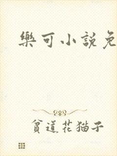 乐可小说免费封面