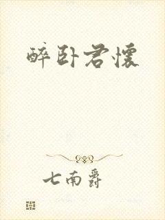 醉卧君怀封面