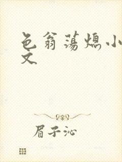 色翁荡熄小说全文