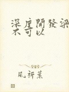 深度开发梁医生不可以