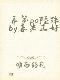 弄筝po陆殊词by春光正好