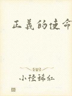 正义的使命小说