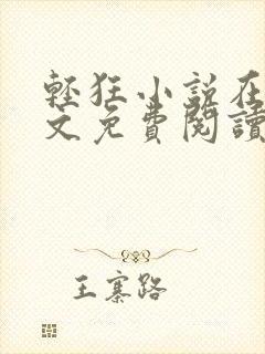 轻狂小说在线全文免费阅读