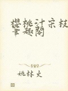 樱桃汁宋枝江野笔趣阁
