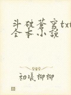 斗破苍穹txt全本小说封面