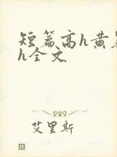 短篇高h黄暴辣h全文封面