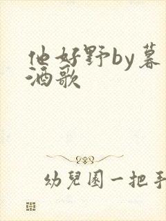 他好野by暮色酒歌