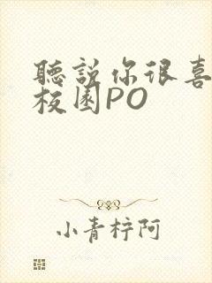 听说你很喜欢我校园PO