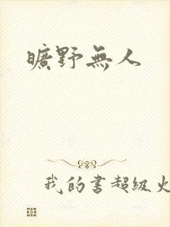 旷野无人封面