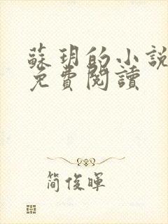 苏玥的小说全文免费阅读封面