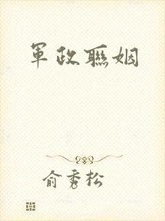 军政联姻封面