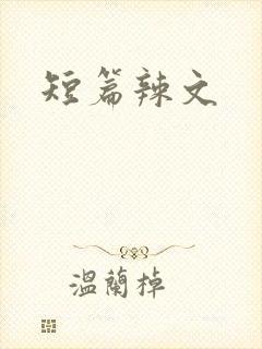 短篇辣文封面