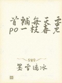 首辅每天要不够po一枝春免费阅读