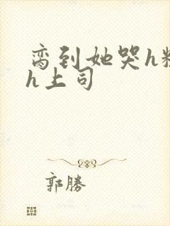 脔到她哭h粗话h上司封面